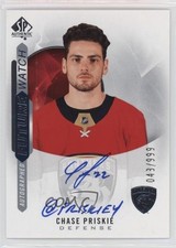 2020-21 SP Authentic Future Watch Inscriptions 43/50 Chase Priskie #219 Auto m0p