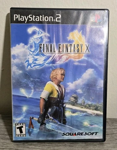Final Fantasy X 10 (PlayStation 2 PS2) Black Label CIB Complete w/ Reg & Tested.