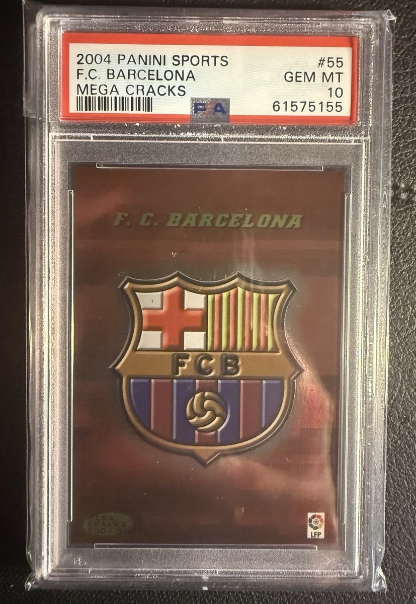 2004 PANINI MEGA CRACKS BARCA CAMPEON #89 Lionel Messi リオネル
