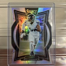 2024 Panini Select Football WILL ANDERSON JR. 100 Concourse Silver Prizm Die-Cut