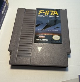 F-117A Stealth Fighter Nintendo NES Micropose Complete, CIB, USA