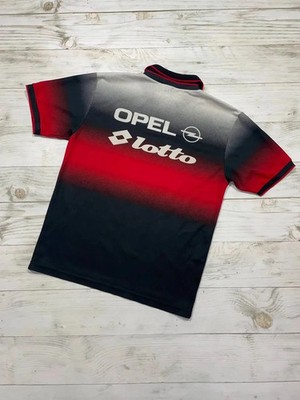 Lotto AC Milan 1995 1996 Training Shirt Soccer Jersey Vintage Men