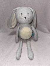 Juguete Manhattan Gris Gris Conejo de Pascua Conejo 15” Peluche Vientre Peludo Ramita Patas