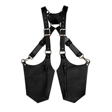 Double Shoulder Armpit Bag Strap Money Bag Ad...