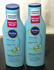 2x Nivea Sun After Sun Moisture Lotion 200ml Aloe Vera Hyaluronic Acid Vitamin E