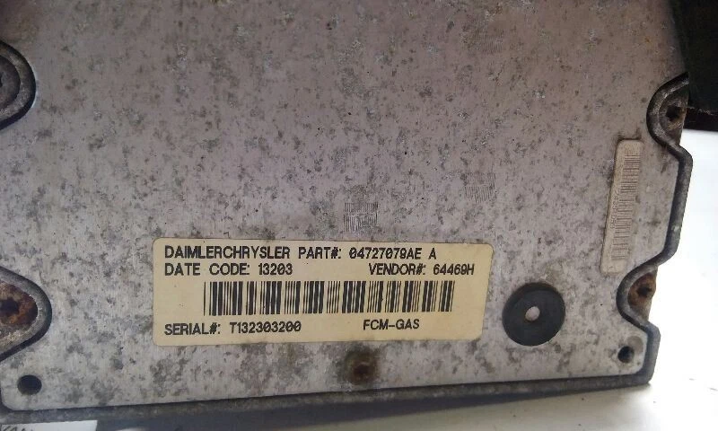 03 Dodge Caravan Chassis ECM Multifunction Module Left Hand Engine Compartment - Image 2 of 4