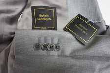 Sartoria Partenopea Wool Striped Gray 2 Pc Suit Jacket Pants 40 US BRAND NEW