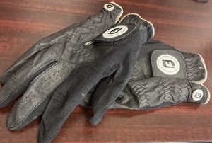 FootJoy Rain-Grip Mens Medium Black Golf Gloves ‘this Good Deal!’