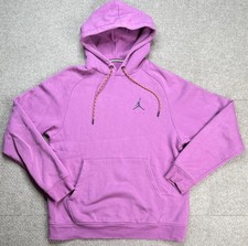 Nike Air Jordan Jump Man Men's Purple Long Sleeve Hoodie Size Large