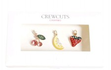 J.Crew Girl's Charms Three Pack Fruit Multi Cherry Lemon Strawberry CI392 NWT