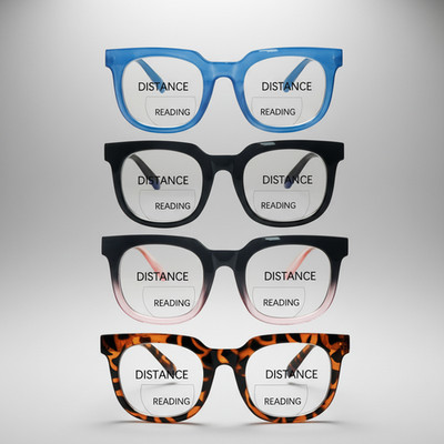 VIDEBLA Progressive Multifocus Reading Glasses Distance 4 Mix-1