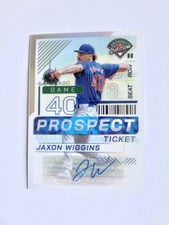 2024 Panini Prospect Edition Jaxon Wiggins Hold Prizm Auto #17