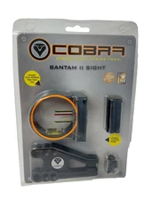 Cobra Archery Bantam II 2: 3-Pin Sight: Ambidextrous .039" Black C-617BLK: NEW 