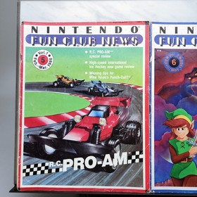 Nintendo Fun Club News Vol 2 #5-7 1988 NES Lot Zelda+PunchOut+RC+Metroid 🎮