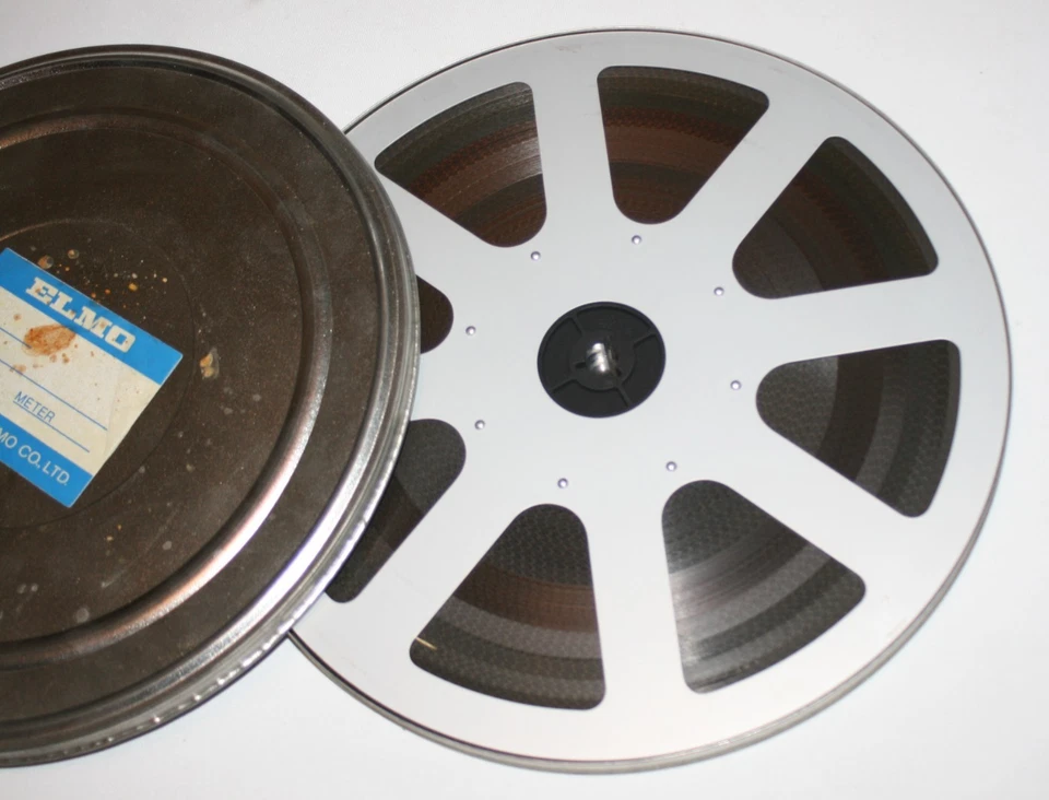Super 8 "ELMO 360 Meter Filmspule"In Dose mit Filmband Bitte Lesen. - Bild 4 von 4