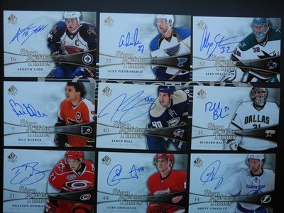 56x 2011-12 Upper Deck SP Authentic Sign of the Times Hockey Auto Lot near Set