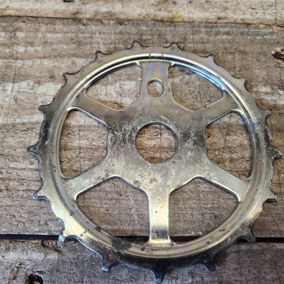 Vintage Skip Tooth Sprocket 26t NOS Balloon Chainring Six Arm Fits Wald Schwinn - Image 3 of 4