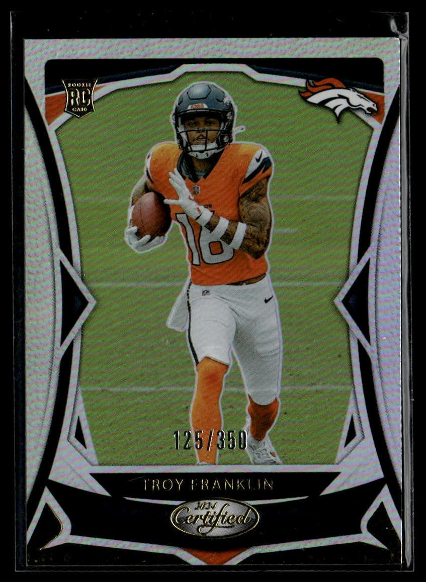 2024 Panini Certified #177 Troy Franklin Mirror #/350