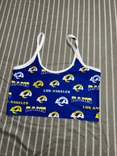 Los Angeles Rams Concepts Sport Black Gauge Lounge Bralette Women's Large