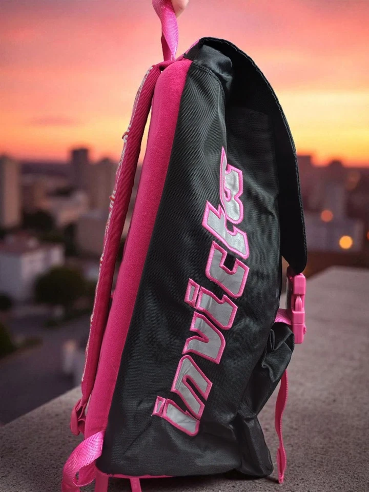 Zaino Invicta Nuovo Fluo Jolly Pro 4 Reflex Vintage Anni 90 NOS Multicolor - Immagine 2 di 4