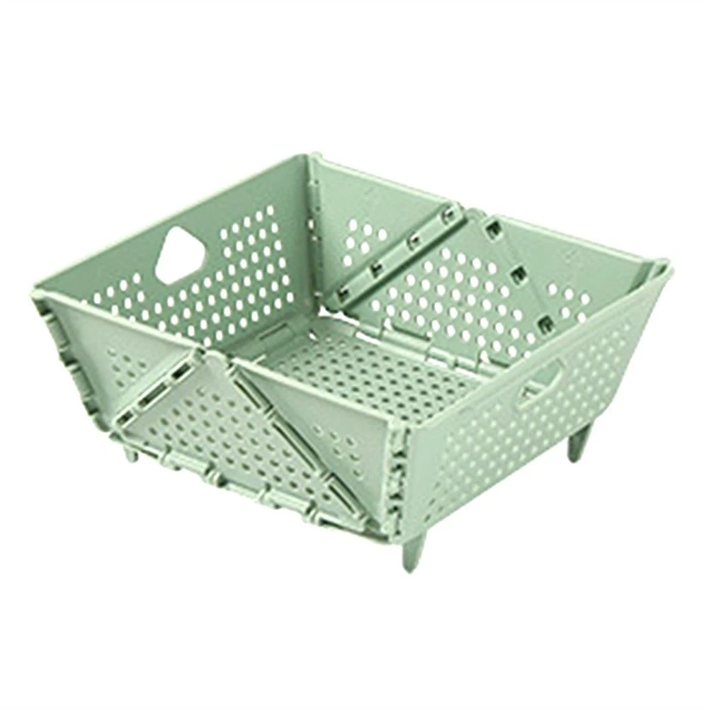 Plastic Colander Foldable Basket with Resting Feet