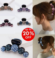 Crystal Rhinestone Hair Claw Hairpin Ladies Women Hair Clips Hair Accessories UK