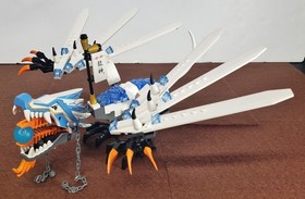 Lego Ninjago #2260 Ice Dragon Attack 2011 Complete with Minifigs & Manual Nice!