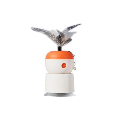 Katzen Leckerli Spender Auslauffutter Lustig Federbelastet Klein Spiel Übung Saugen