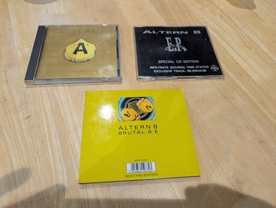 Altern 8 3 CD bundle Full On Mask Hysteria Vertigo Ep Brutal 8 e mustard edition