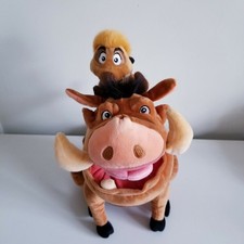 Disney Lion King Pumbaa Warthog and Timon Meerkat Plush Toy