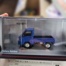 Kyosho 1/43 Subaru Sambar KSR43107BL Mini Car Unopened Box, Slight Shelf Wear