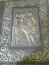 Goddess Journal leather stiched details New