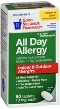 Good Neighbor Pharmacy All Day Allergy 10mg Tablets 90ct