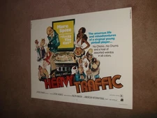 Ralph Bakshi's HEAVY TRAFFIC Original Rolled Theatrical 1973 Half-Sheet Poster!