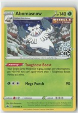 Abomasnow Holiday Calendar 10/198 Holo Miscellaneous Cards & Products Pokemon NM