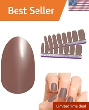 16-Piece Upper East Side Nail Strips - Long Wearing, Chip Resistant Glam