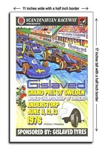 1976 Scandinavian Raceway Grand Prix Of Sweden - 11x17 Poster