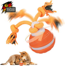 Interaktives Hundespielzeug Ball mit Rollen, Licht & Sound für kleine Hunde