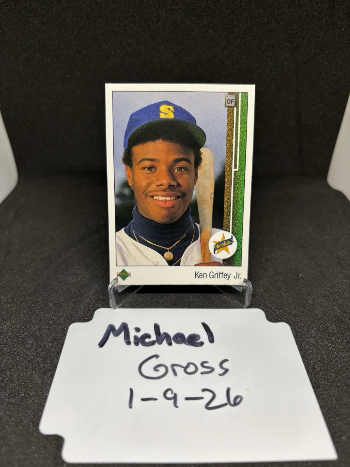 1989 Upper Deck - Star Rookie Ken Griffey Jr #1 (RC). HOF