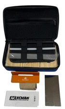 XCMAN Ski Snowboard Waxing Tuning Kit w/ Wax Brush Case Blue