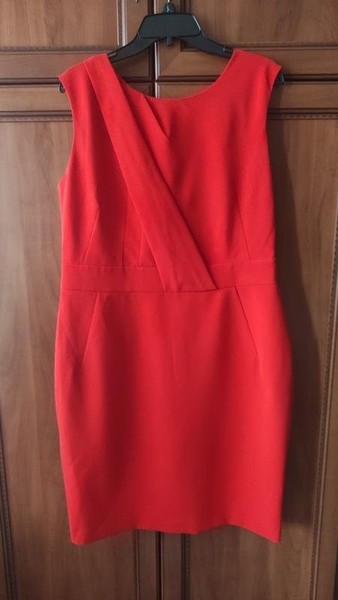 Women Phase Eight Dress Red 46 / 3XL / 54