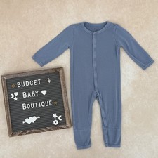KYTE BABY Slate Blue Coverall Romper Outfit Size 3-6 Months