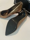 Karl Lagerfeld Paris Bronze Leather Pointed Toe Stiletto Pumps  US 5.5 Royale — photo 4