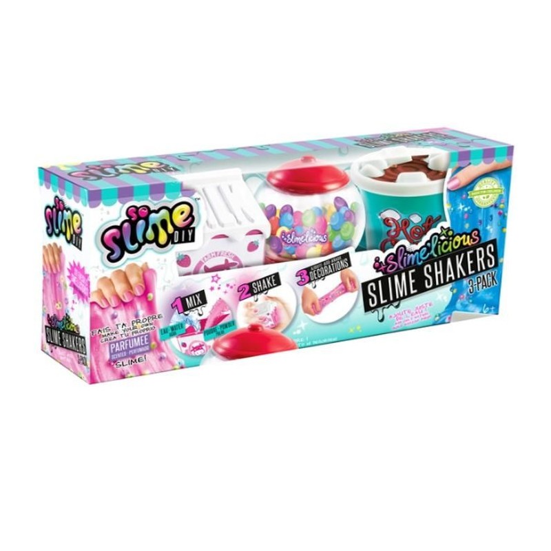 Coffret cadeau Canal Toys Slimelicious kit créatif pour fabriquer 3 slimes odorantes