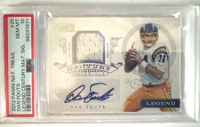 2012 Panini National Treasures - Legend Century Signature Materials Dan Fouts