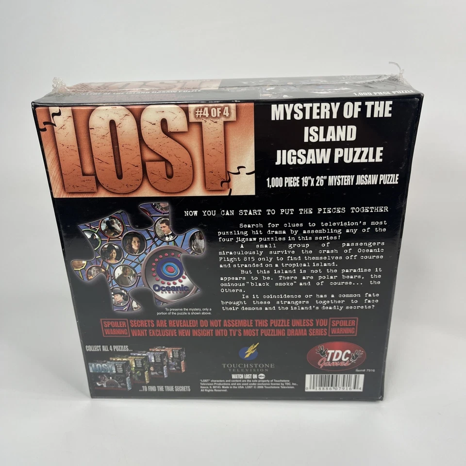 Rompecabezas LOST #4 Mystery Of The Island Before the Crash - NUEVO en plástico Foto 2 de 4