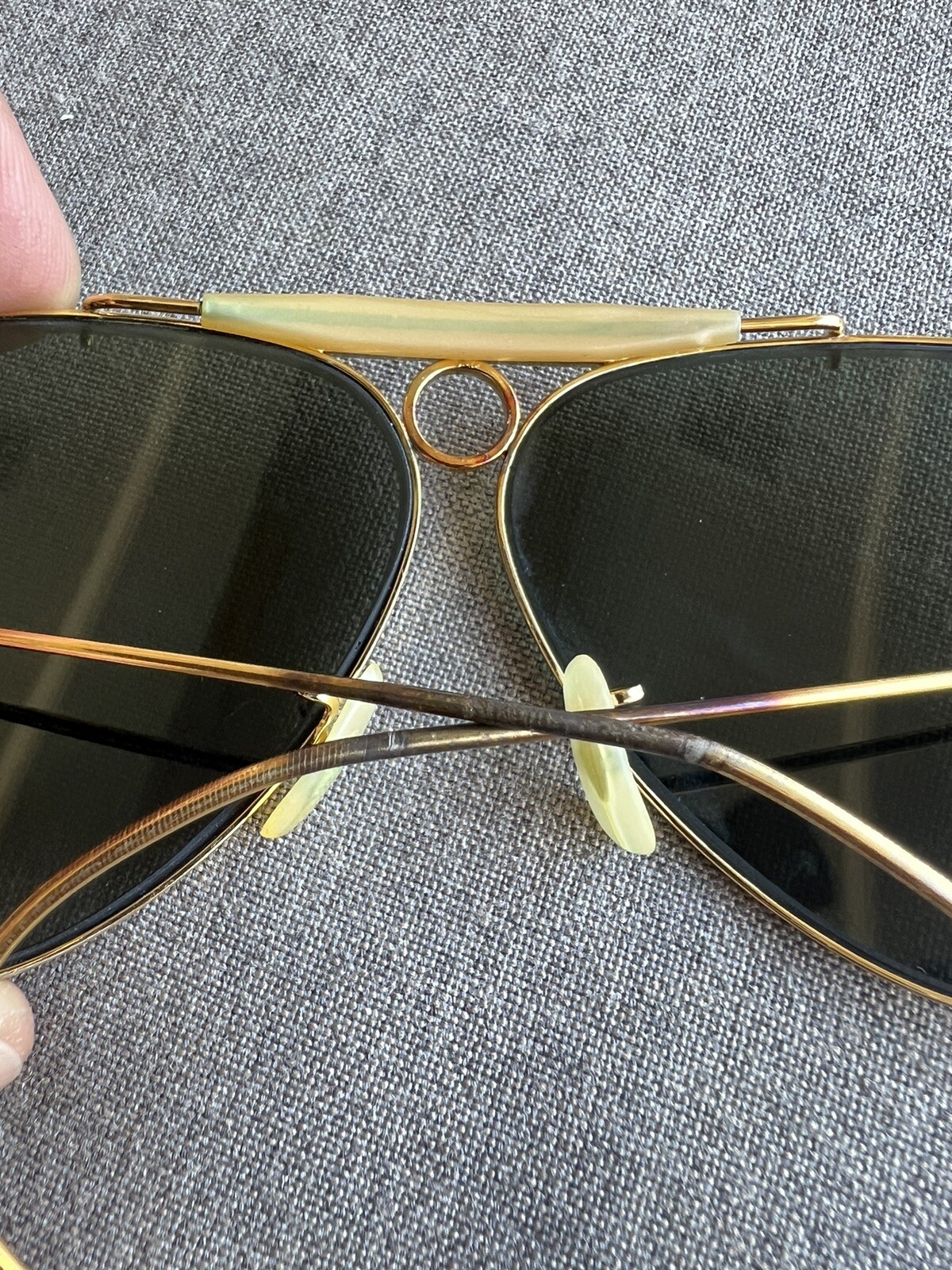 Vintage RayBan Aviator Shooting Glasses (Bausch & Lomb lenses) eBay