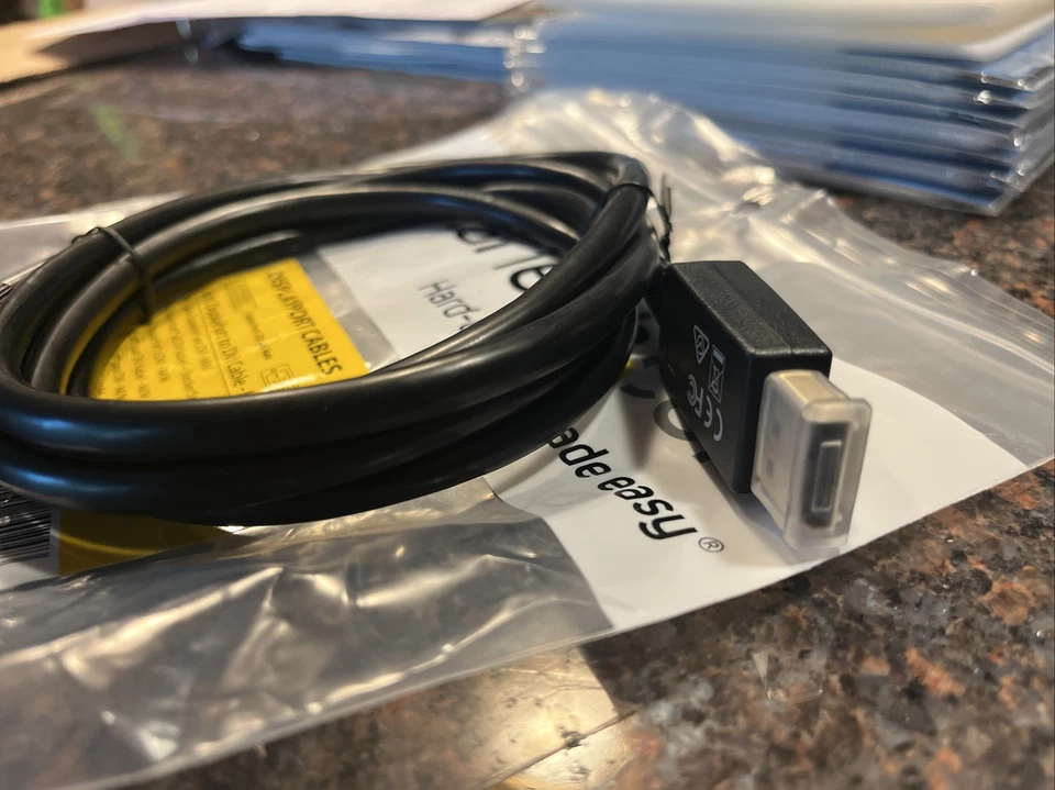 STARTECH MINI DISPLAYPORT TO DVI-D 6' MALE TO MALE CABLE MDP2DVIMM6 NEW 6’ New - Image 4 of 4