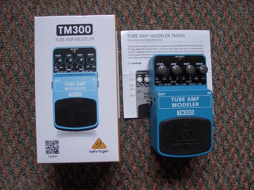 Behringer Guitar Tube Amp Modeler Driver Guitar Pedal/stomp box/Bass/TM300