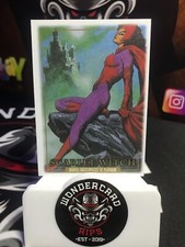 🔥2024 UD SkyBox Marvel Masterpieces '92 Platinum - CANVAS - SCARLET WITCH #47🔥